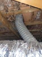 Gaine isolée PVC D 80 mm pour installation de VMC