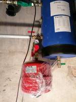 Vase d'expansion pour compenser la pression du circuit + Ballon de mélange Circuit CHAUFFAGE